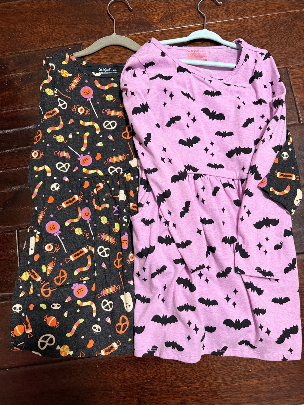 Cat & Jack Halloween Dresses size 6/7 lot of 2